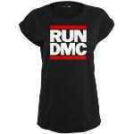 Svarta Run DMC Band t-shirts för Damer 