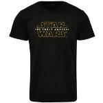 Svarta Star Wars T-shirts med tryck för Herrar 