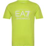 Gröna Kortärmade Kortärmade T-shirts från EA7 i Storlek L 