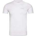 Vita Kortärmade Kortärmade T-shirts från EA7 i Storlek XXS 