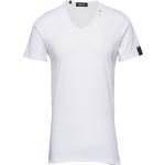 Vita Kortärmade Kortärmade T-shirts från Replay i Storlek S 