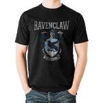 Svarta Harry Potter Ravenclaw T-shirts från Cid i Storlek L för Herrar 