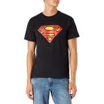 Svarta Superman T-shirts i Storlek M för Herrar 