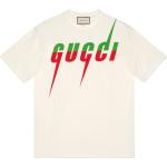 Retro Vår Vita T-shirts med tryck från Gucci Print i Storlek XXL i Jerseytyg för Damer 