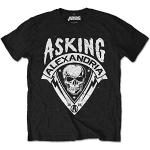 T-Shirt # Xl Black Unisex # Skull Shield