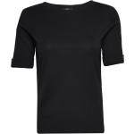 Svarta Kortärmade Kortärmade T-shirts från Esprit Collection i Storlek XS 