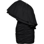 Svarta Enaxlade klänningar från Rotate i Storlek S i Taft för Damer 