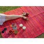 Bohemiska Röda Picknickfiltar från Talking Tables i 120x180 