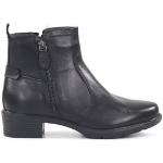 Svarta Ankle-boots från Tamaris på rea med Uttagbara sulor i Läder för Damer 