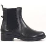 Svarta Ankle-boots från Tamaris på rea med Uttagbara sulor med Klackhöjd 3cm till 5cm i Läder för Damer 