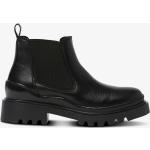 Svarta Ankle-boots från Tamaris i storlek 36 med Klackhöjd 3cm till 5cm i Läder för Damer 