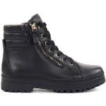 Svarta Ankle-boots från Tamaris på rea med Klackhöjd 3cm till 5cm i Läder för Damer 