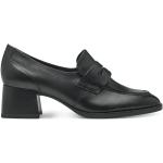 Svarta Loafers i Läder för Damer 