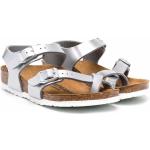 Taormina sandaler med metallisk effekt