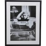 Svarta Marilyn Monroe Tavlor med text från Skånska Möbelhuset 