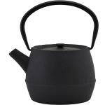 Teapot, Cast, Black Home Tableware Jugs & Carafes Teapots Black Nicolas Vahé