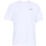 Vita Tränings t-shirts från Under Armour Tech på rea i Storlek L för Herrar 