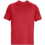 Röda Tränings t-shirts från Under Armour Tech på rea i Storlek XXL för Herrar 