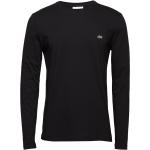 Svarta Långärmade Långärmade T-shirts från Lacoste i Storlek XS 