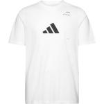 Vita Kortärmade Tenniströjor från adidas Performance i Storlek S 