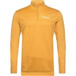 Orange Långärmade Huvtröjor från adidas Terrex i Storlek XS 