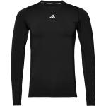 Svarta Långärmade Långärmade T-shirts från adidas Performance i Storlek XS 