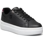 Th Elevated Court Sneaker Låga Sneakers Black Tommy Hilfiger