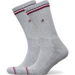 Th Men Iconic Sock 2P Underwear Socks Regular Socks Grey Tommy Hilfiger