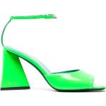 Gröna Sandaletter från The Attico på rea med Fyrkantig tå i Kalvskinn för Damer 