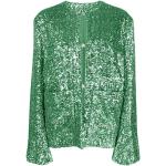 Gröna Blusar med paljetter från The Attico på rea med stretch i Polyester för Damer 