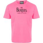 Rosa The Beatles Band t-shirts i Bomull för Herrar 
