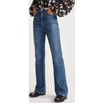 High-waist bootcut blue jeans - WOMEN - The Kooples