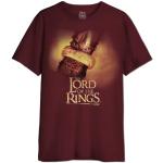 Burgundy Sagan om ringen T-shirts i Storlek L för Herrar 