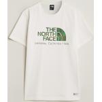 Vita Kortärmade Kortärmade T-shirts från The North Face Berkeley i Storlek M med Rund ringning i Bomull för Herrar 