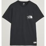 Svarta Kortärmade Kortärmade T-shirts från The North Face Berkeley i Storlek S med Rund ringning i Bomull för Herrar 