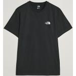 Svarta Kortärmade Kortärmade T-shirts från The North Face i Storlek S med Rund ringning i Bomull för Herrar 