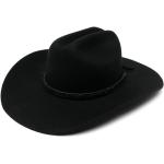 Svarta Cowboyhattar i storlek 55 i Lack för Damer 