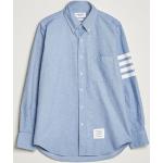 Casual Ljusblåa Flanellskjortor från Thom Browne i Storlek XL med Button down i Flanell för Herrar 