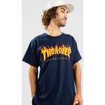 Thrasher Flame T-Shirt navy M