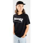 Svarta T-shirts med tryck från Thrasher på rea i Storlek XL i Bomull för Herrar 