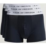 Mörkblåa Boxershorts med broderi från Tiger of Sweden på rea 3 delar i Storlek XXL i Bomull för Herrar 