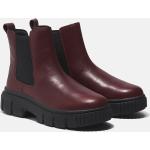 Röda Chelsea-boots från Timberland på rea Vattentäta i storlek 38 i Läder för Damer 