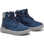 Blåa Skinnsneakers från Timberland på rea Andningsbara i storlek 22 med Dragkedja i Läder för Flickor 
