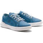 Blåa Canvas sneakers från Timberland på rea i storlek 32 i Tyg för Pojkar 