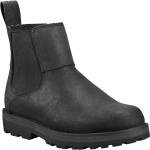 Svarta Chelsea-boots från Timberland Courma på rea Andningsbara i storlek 33 i Läder för Pojkar 