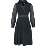 Svarta Rockabilly-klänningar i Storlek L i Polyester för Damer 