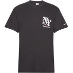 Svarta Kortärmade Kortärmade T-shirts från Tommy Hilfiger Sport i Storlek L 