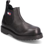 Svarta Chelsea-boots från Tommy Hilfiger i storlek 41 i Nappa 
