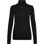 Svarta Stickade tröjor från Tommy Hilfiger Essentials i Storlek S 