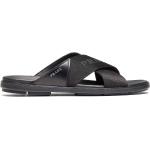 Svarta Slip in-sandaler från Prada med Slip-on med öppen tå i Gummi 
